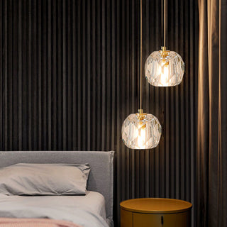 Kristy Lustre Suspension LED Contemporain Métal Chambre à Coucher