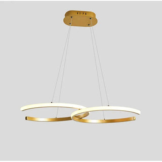 Arisha Luminaires suspension  de lumière pendante de l'anneau LED pour la salle à manger