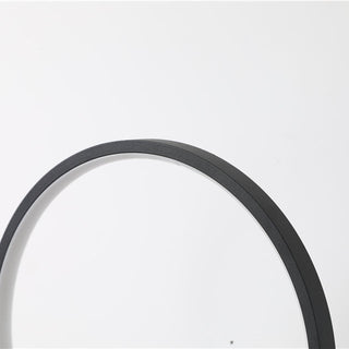 Arisha Lampadaire Sur Pied Rond Minimaliste, Blanc/Noir, Salon