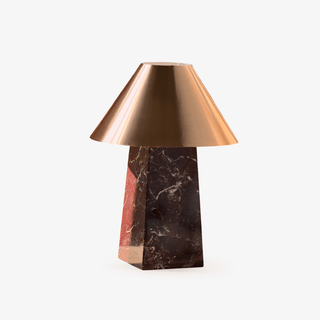 Conic Marble Table Lamp-Neutral Decor