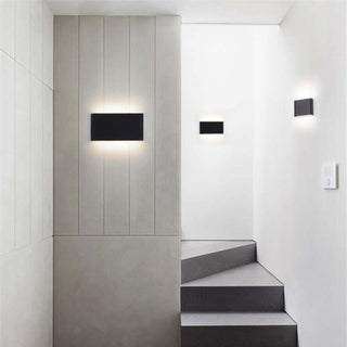 Ray Applique Murale LED Moderne Minimaliste, Noir/Blanc, Cour