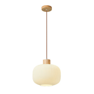 Muto Luminaires Suspension LED Moderne Bois/Verre Salon/Salle à manger