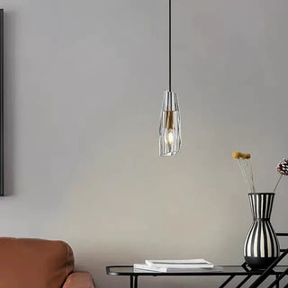 Kristy Luminaires épuré Suspension Moderne LED Métal/Cristal Salon/Salle à manger