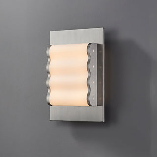 Wave Applique murale contemporaine en tissu