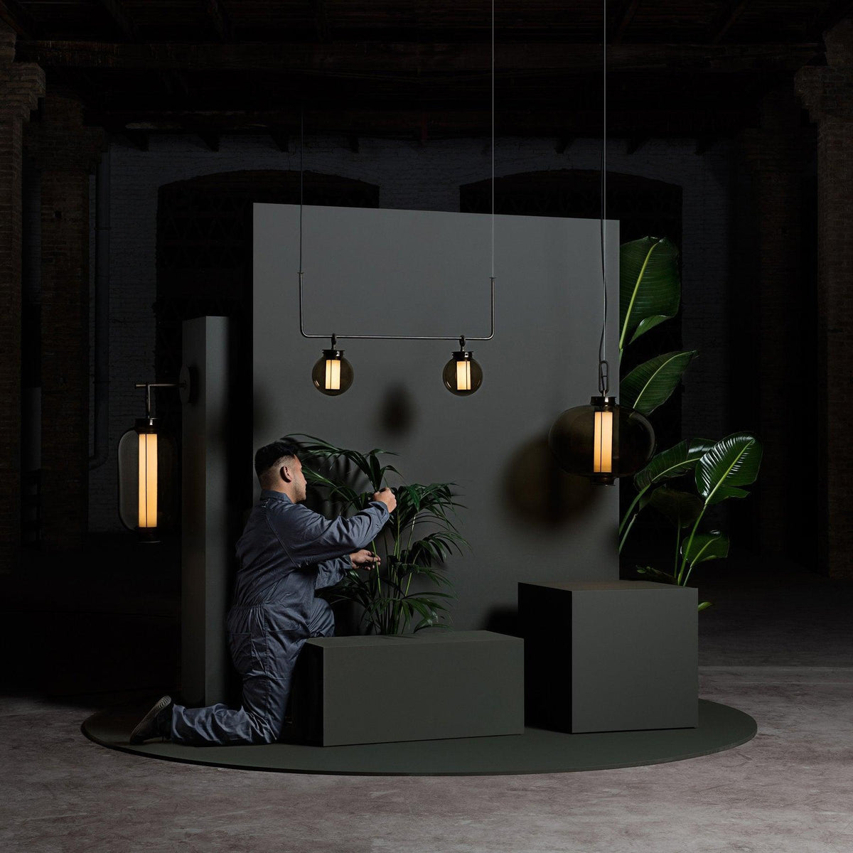 Mirius Suspension Moderne en Verre pour Famille