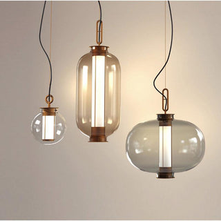 Uphaos Suspension Moderne en Verre pour Famille