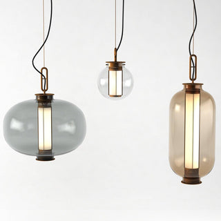 Uphaos Suspension Moderne en Verre pour Famille