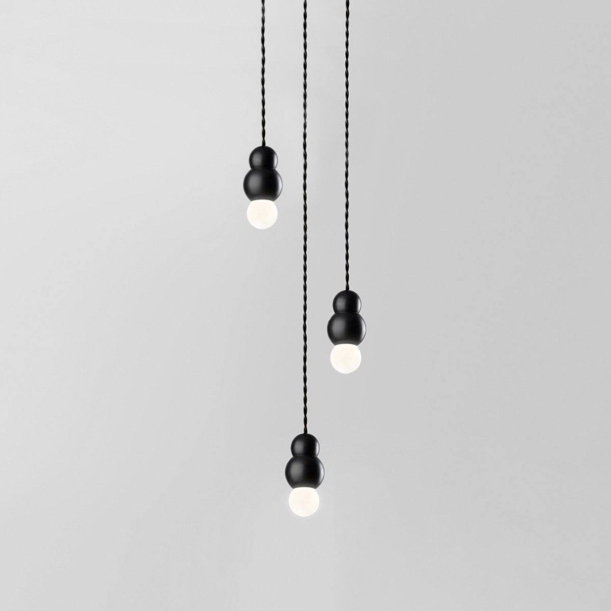 Bubbly Suspension en Verre Moderne