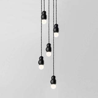 Bubbly Suspension en Verre Moderne