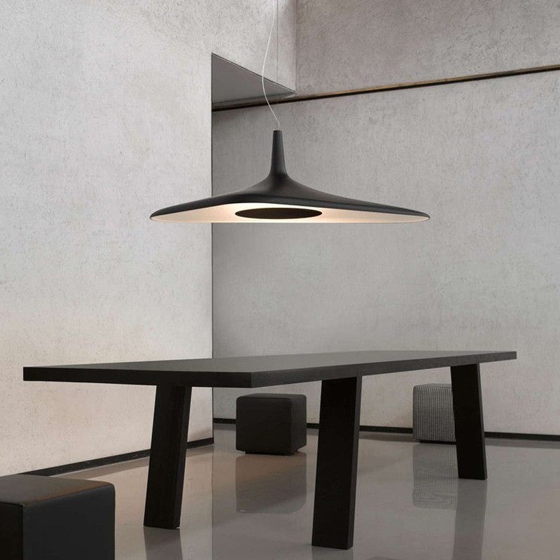 Arisha Suspension Irrégulière Moderne, Résine, Noir/Blanc, Salon