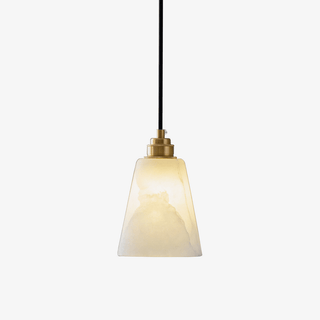 Droplet Alabaster Pendant Lamp-Neutral Decor
