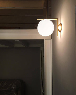 Joanna Applique Murale Moderne Minimaliste en Verre Soufflé Opale