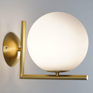 Joanna Applique Murale Moderne Minimaliste en Verre Soufflé Opale