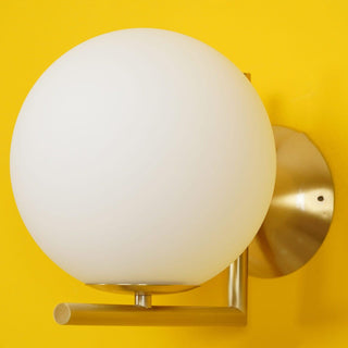 Joanna Applique Murale Moderne Minimaliste en Verre Soufflé Opale