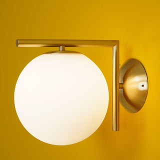 Joanna Applique Murale Moderne Minimaliste en Verre Soufflé Opale