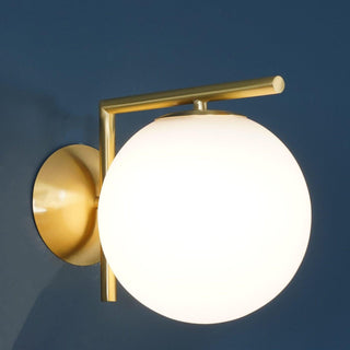 Joanna Applique Murale Moderne Minimaliste en Verre Soufflé Opale