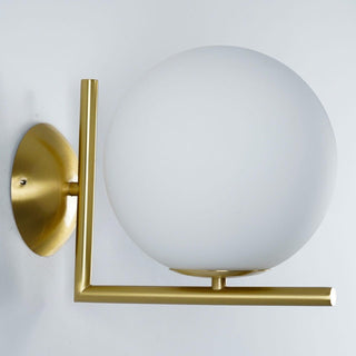 Joanna Applique Murale Moderne Minimaliste en Verre Soufflé Opale