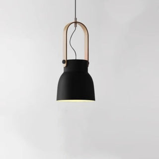 Valentina Vintage Suspension Noir/Orange Métal/Bois Chambre à coucher
