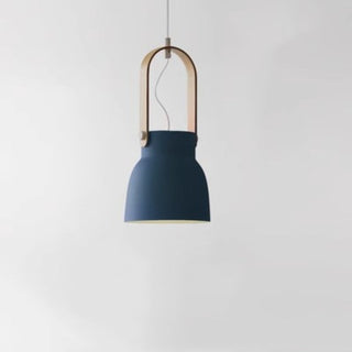 Valentina Vintage Suspension Noir/Orange Métal/Bois Chambre à coucher