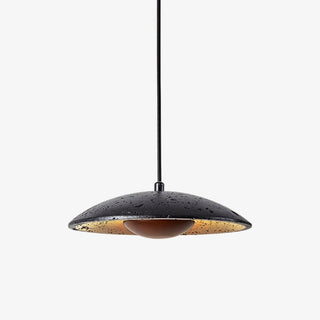 Speckled Saucer Pendant Lamp-Neutral Decor