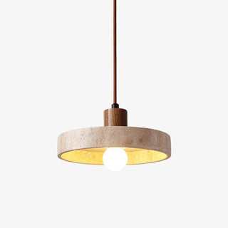 Evvynor Travertin Pendentif Lumière