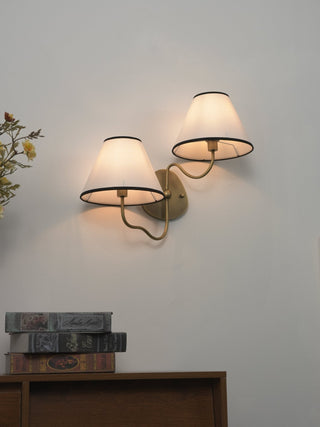 Clara Double Wall Sconce-Neutral Decor