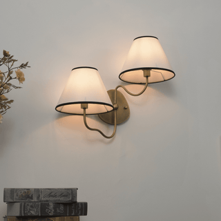 Clara Double Wall Sconce-Neutral Decor