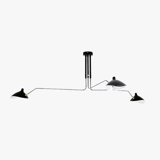 Arisha Luminaires Suspensions Industrielle Moderne Métal Noir Salle d'étude/Salon/Chambre