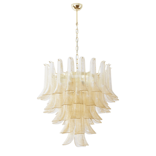 Aurora Lustre en Verre Ambre