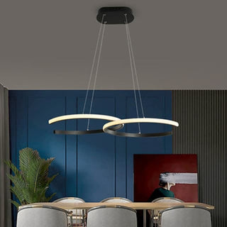Arisha Luminaires suspension  de lumière pendante de l'anneau LED pour la salle à manger