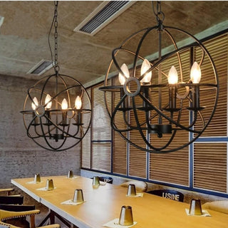 Silva Américain Lustre Métal Salon Chambre à Coucher Restaurant