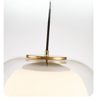 Valentina Moderne LED Suspension Verre Métal Salon