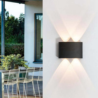 Korinex Applique Murale Rectangulaire Moderne Noir/Blanc. Corridor-Luire