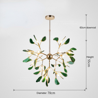 Arisha Lustre Coloré Branche Feuille Design, Salon/Chambre