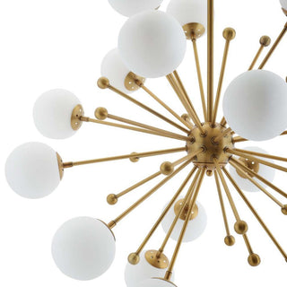 Lustra Lustre Laiton Globe Opale