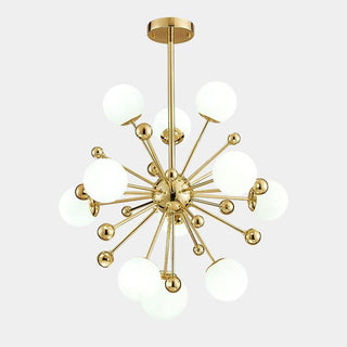 Lustra Lustre Laiton Globe Opale