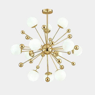 Lustra Lustre Laiton Globe Opale