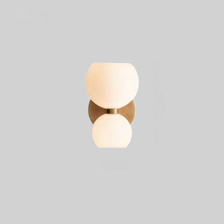 Valentina Moderne Sablier LED Applique Murale Métal/Verre Blanc Salle de séjour