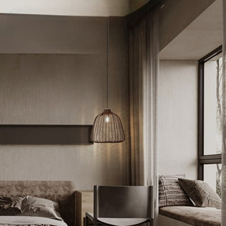 Ritta Suspension LED Rotin Salon/Chambre à Coucher/Bar