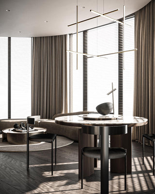 Gridline Linear Chandelier-Neutral Decor