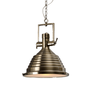 Solara Lampe Suspendue en Laiton Industrielle