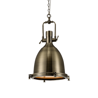 Solara Lampe Suspendue en Laiton Industrielle