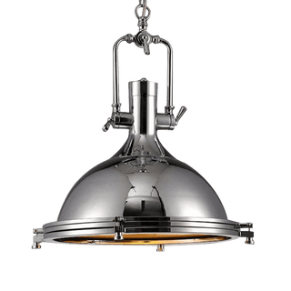 Solara Lampe Suspendue en Laiton Industrielle