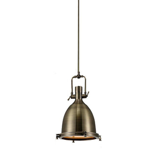Solara Lampe Suspendue en Laiton Industrielle