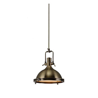 Solara Lampe Suspendue en Laiton Industrielle