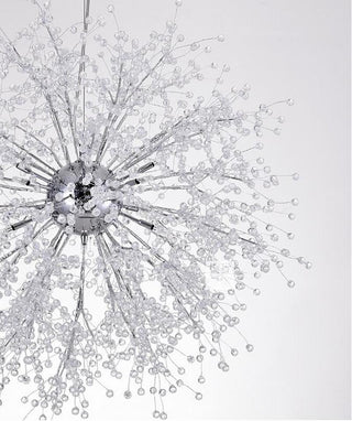 Lustra Lustre Cristal Pissenlit avec Cristaux