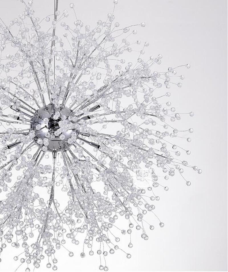 Edressa Lustre Cristal Pissenlit avec Cristaux