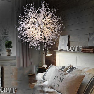 Lustra Lustre Cristal Pissenlit avec Cristaux