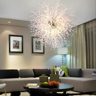 Lustra Lustre Cristal Pissenlit avec Cristaux