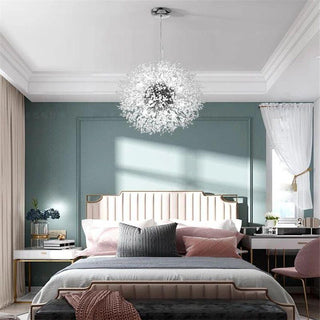 Lustra Lustre Cristal Pissenlit avec Cristaux